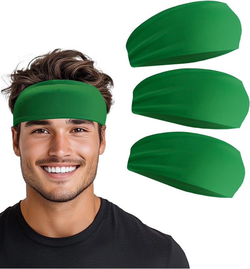 Supeniu Headband for Men & Women, Sweat Wicking Sports Sweatband Headbands, Workout Running Training Yoga Basketball Hairband - Image 1